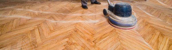 Maple Floor Buffing